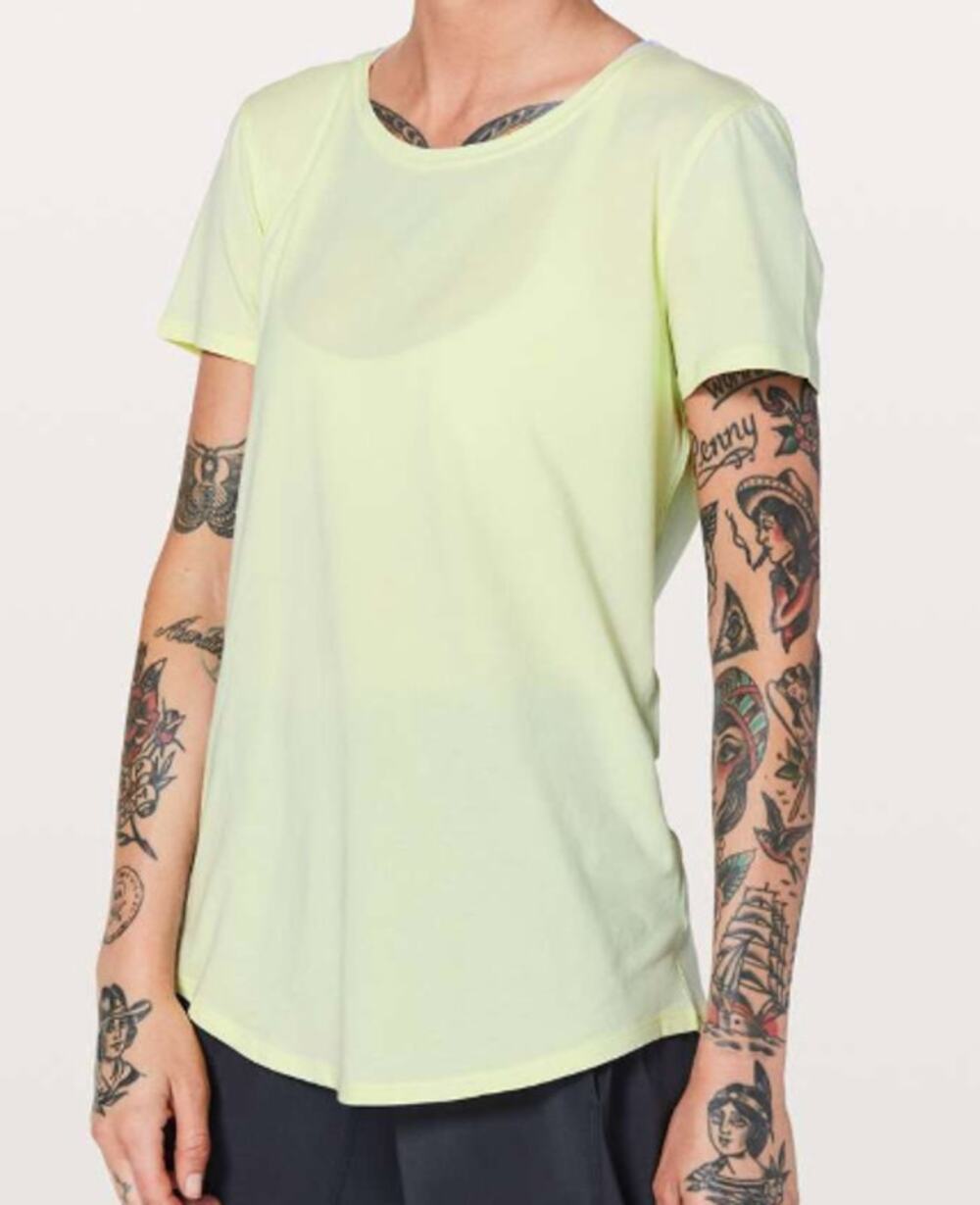 Lululemon Love Crew Short Sleeve Tee Shirt III Dewy Green 12